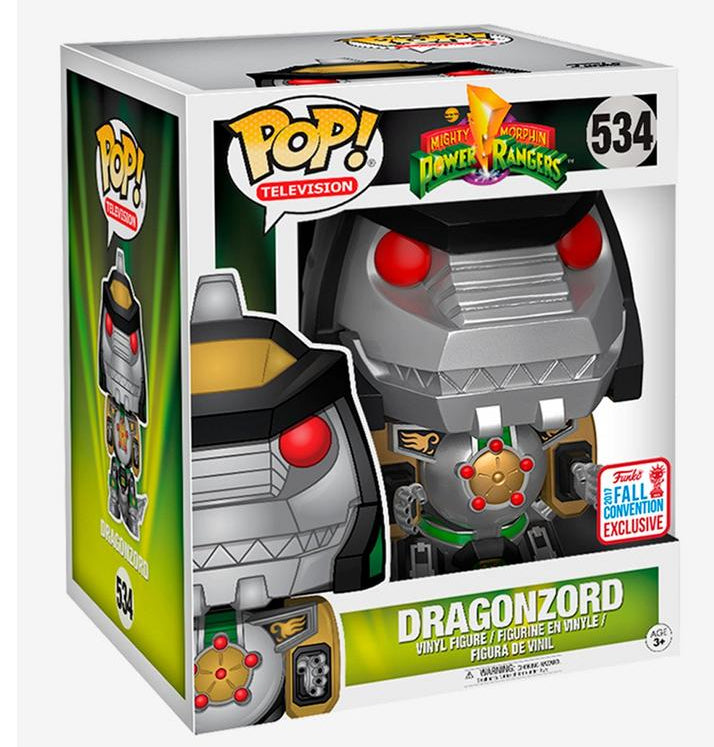 Funko Pop! Television Dragonzord #534 2017 Fall Convention Exclusive