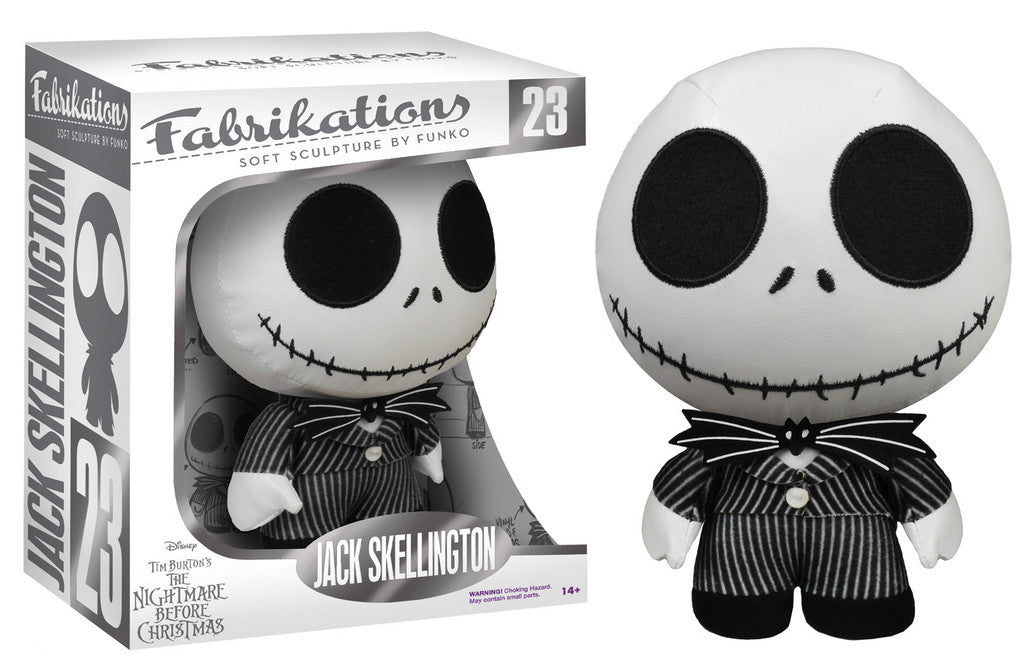 Funko Nightmare Before Christmas Fabrikations Plush Jack Skellington