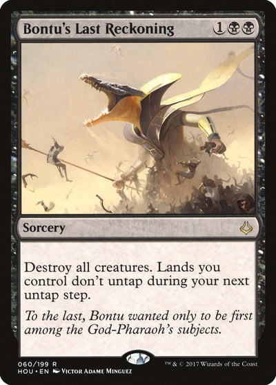 Bontu's Last Reckoning [HOU-60] - [Hour of Devastation] (English)