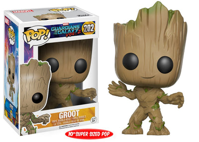 Funko Pop! Marvel Guardians of the Galaxy Vol. 2 Groot #202 Target Exclusive in box