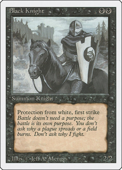 Black Knight [3ED-95] - [Revised Edition] (English)
