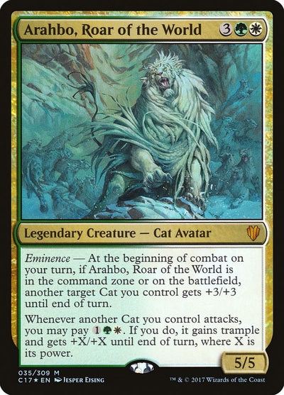 Arahbo, Roar of the World (35) [Commander 2017]