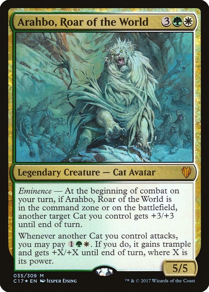 Arahbo, Roar of the World (35) [Commander 2017]