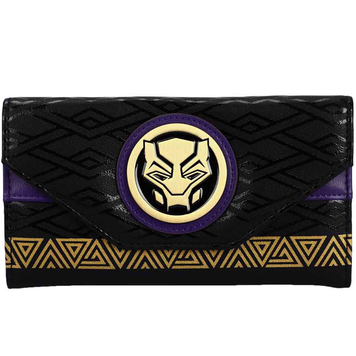 Black Panther Wakanda Forever Tribal Bi-Fold Wallet