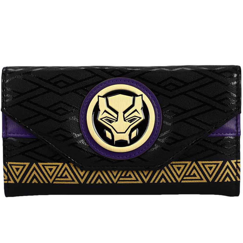 Black Panther Wakanda Forever Tribal Bi-Fold Wallet