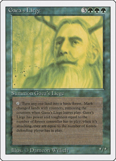 Gaea's Liege [3ED-198] - [Revised Edition] (English)