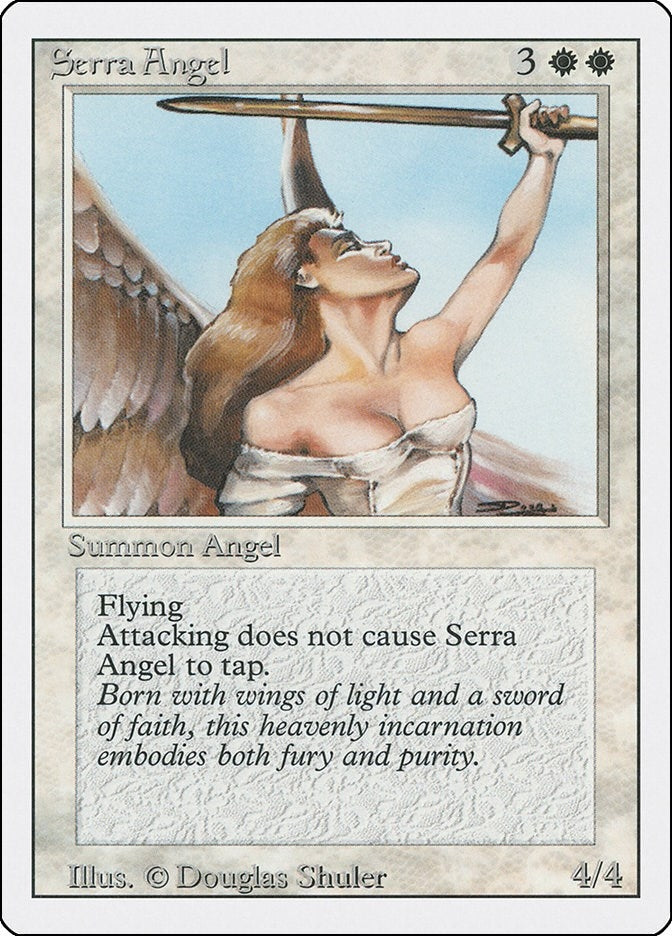 Image for Serra Angel [Revised Edition] - Magic: The Gathering