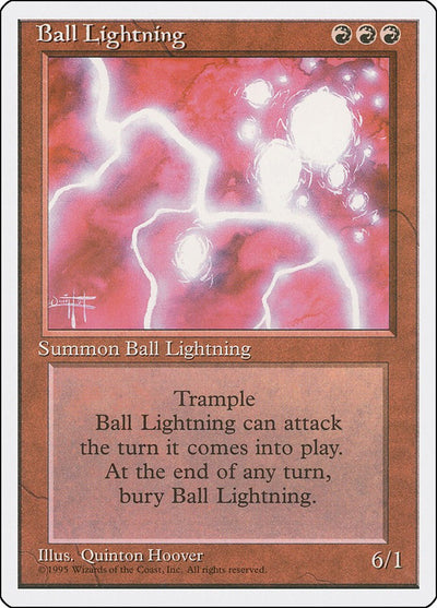 Ball Lightning [4ED-176] - [Fourth Edition] (English)
