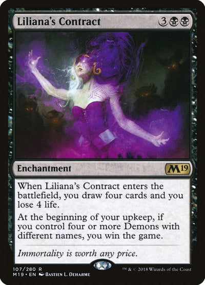 Liliana's Contract [M19-107] - [Core Set 2019] (English)