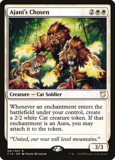 Ajani's Chosen (61) [Commander 2018]