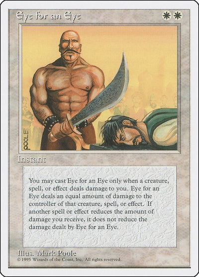 Eye for an Eye [4ED-25] - [Fourth Edition] (English)