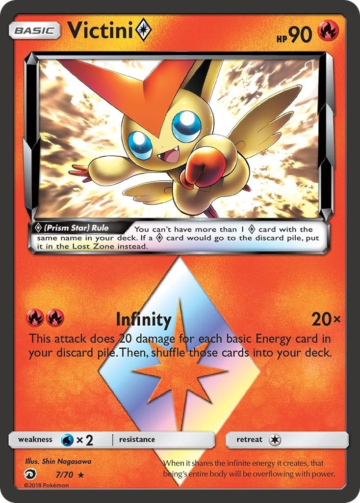 Image for Victini Prism Star (7/70) [Dragon Majesty] - Pokemon