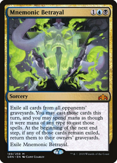 Mnemonic Betrayal [GRN-189] - [Guilds of Ravnica] (English)