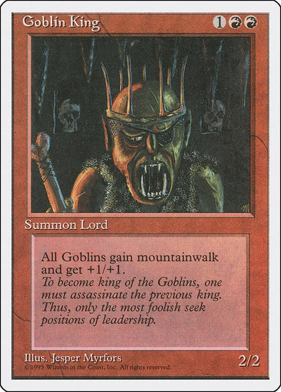 Goblin King [4ED-198] - [Fourth Edition] (English)