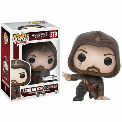 Funko Pop! Movies Assassin’s Creed Aguilar Crouching #379 Loot Crate Exclusive in box