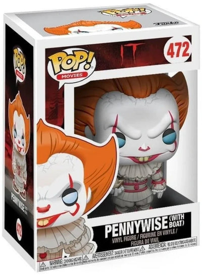 Funko Pop! Movies: IT – Pennywise with Boat #472 in box