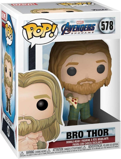 Funko Pop! Marvel: Avengers Endgame – Bro Thor with Pizza #578 in box