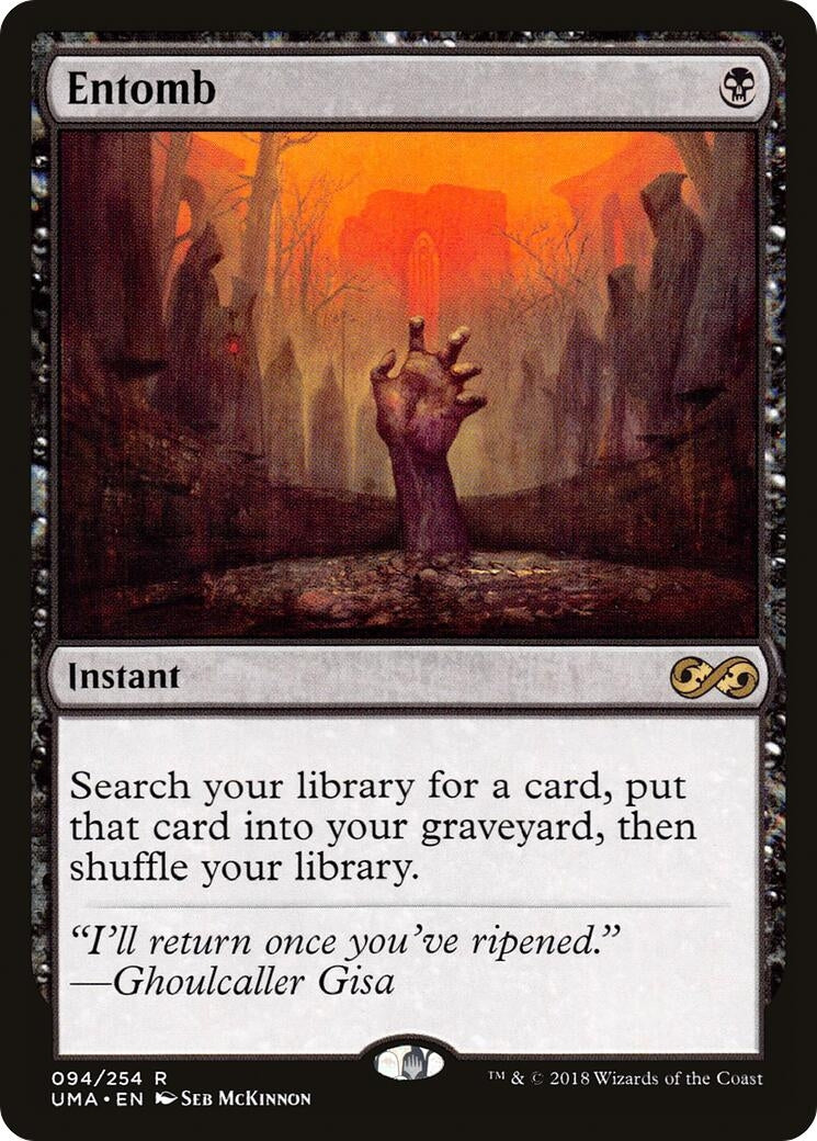 Image for Entomb (94) [Ultimate Masters] - Magic: The Gathering