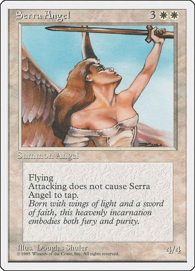 Image for Serra Angel [Fourth Edition] - Magic: The Gathering
