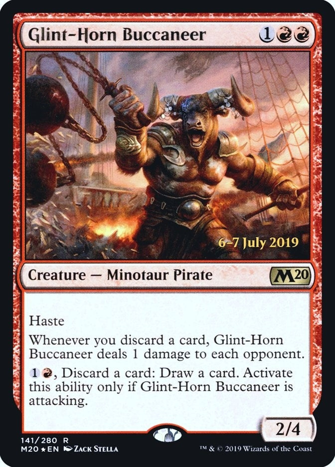 Glint-Horn Buccaneer (141) [Prerelease Cards]