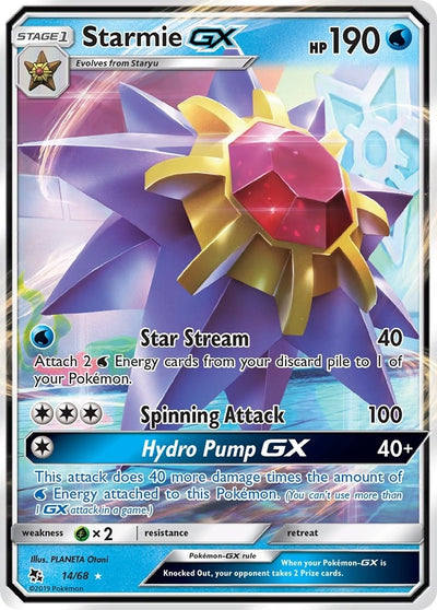 Starmie GX (14/68) [Hidden Fates]