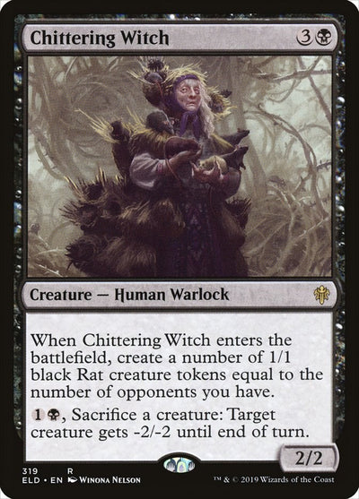 Chittering Witch [ELD-319] - [Throne of Eldraine] (English)