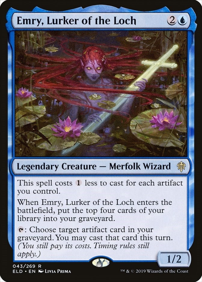 Emry, Lurker of the Loch (43) [Throne of Eldraine]
