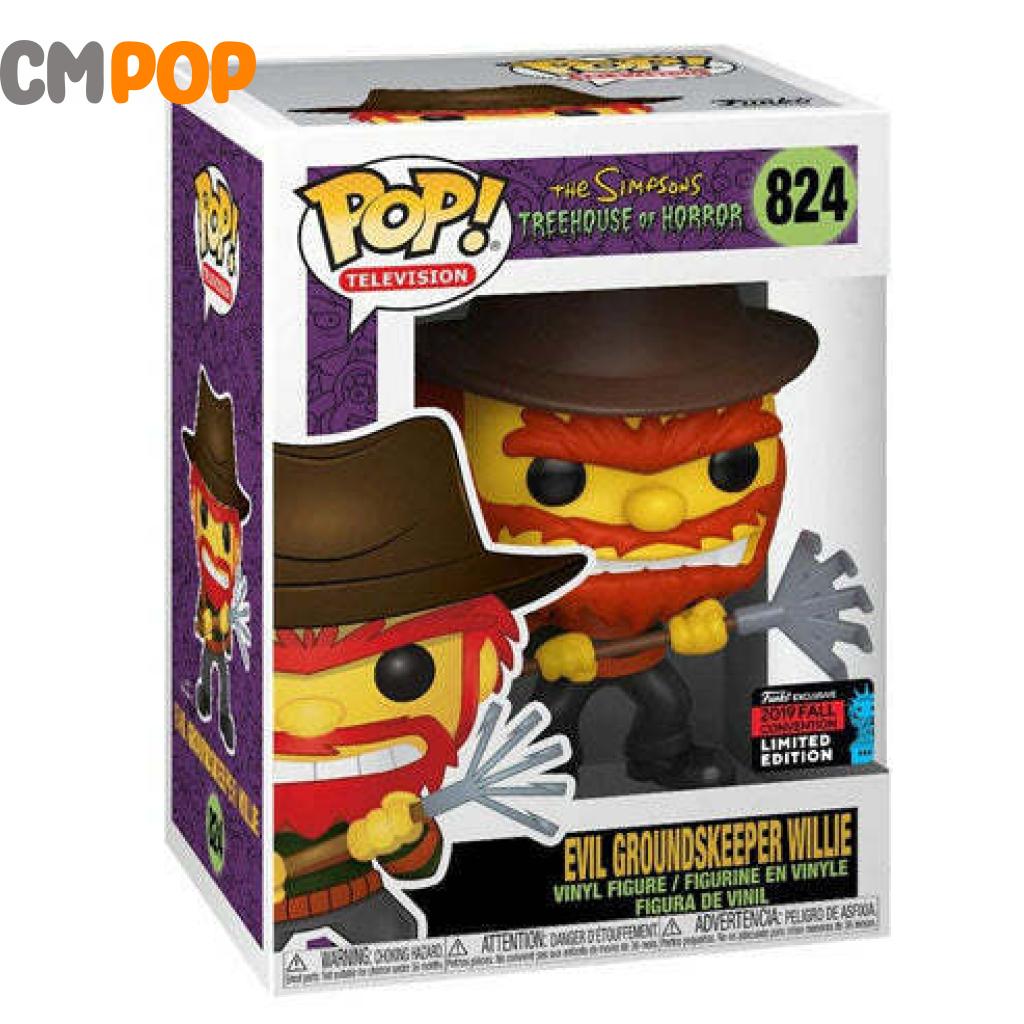 Funko Pop Simpsons Evil Groundskeeper Willie #824 NYCC 2019 Exclusive