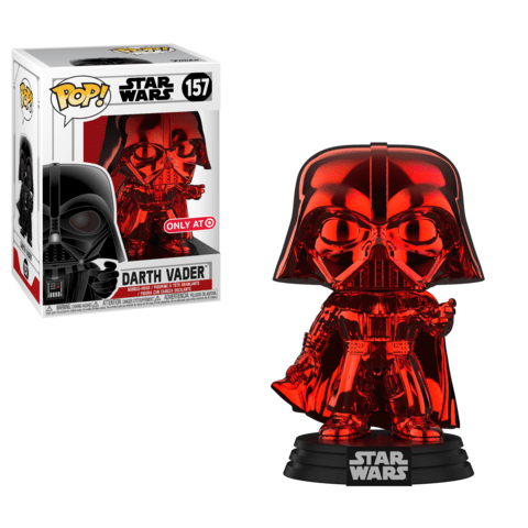 Funko Pop! Star Wars: Darth Vader (Red Chrome) #157 - Target Exclusive