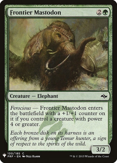 Frontier Mastodon (130) [The List Reprints]