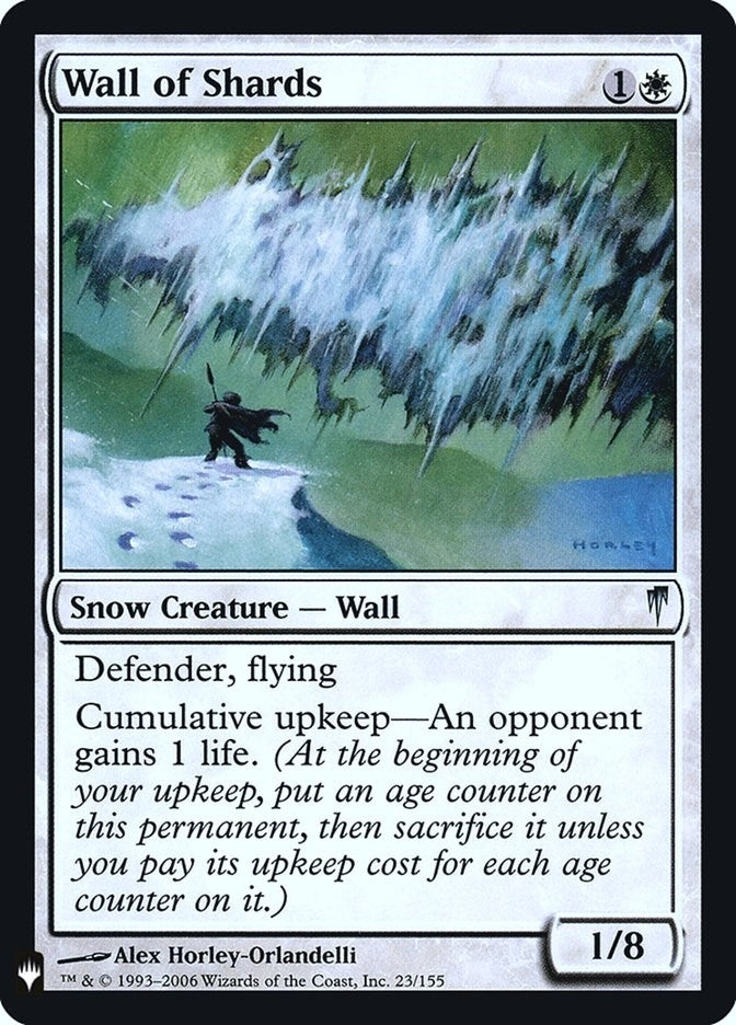 Wall of Shards (23) [The List Reprints]