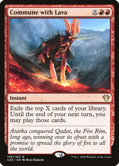 Commune with Lava [C20-149] - [Commander 2020] (English)