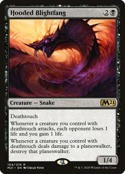 Hooded Blightfang [M21-104] - [Core Set 2021] (English)