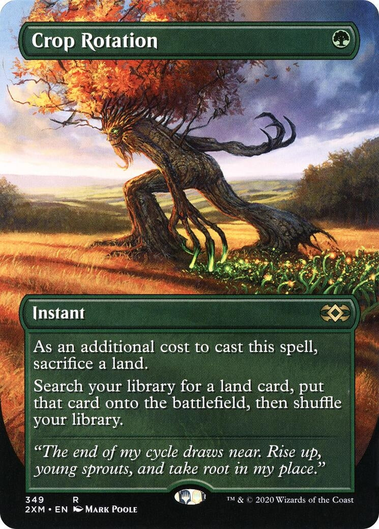 Image for Crop Rotation (Borderless) (349) [Double Masters] - Magic: The Gathering
