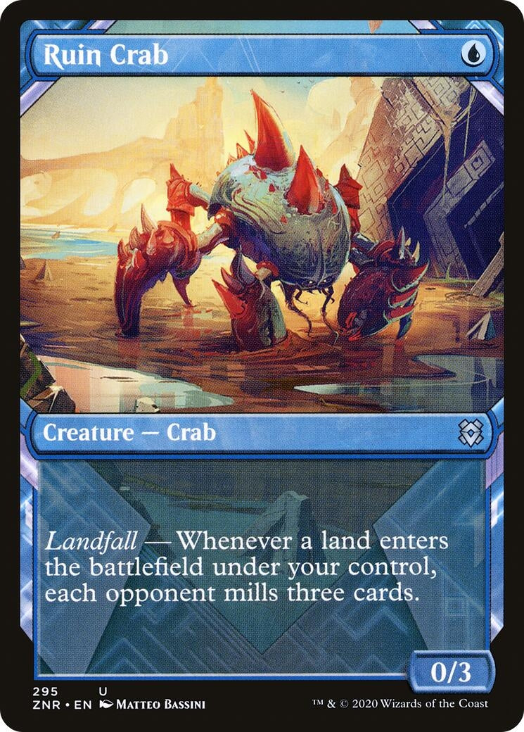 Ruin Crab (Showcase) (295) [Zendikar Rising]