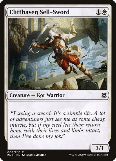 Cliffhaven Sell-Sword (8) [Zendikar Rising]