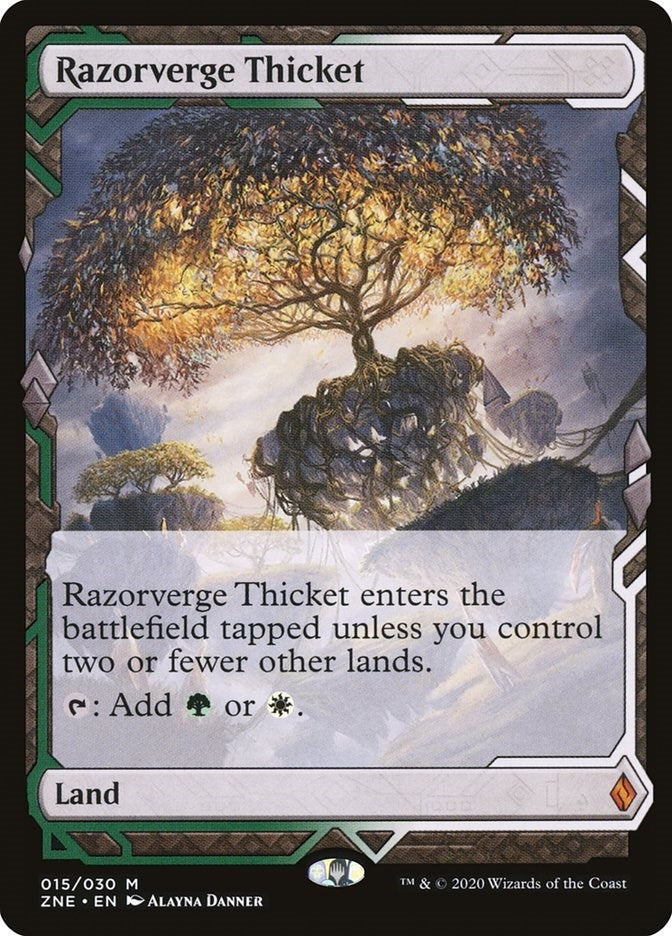 Razorverge Thicket (15) [Zendikar Rising Expeditions]