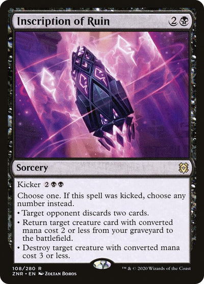Inscription of Ruin [ZNR-108] - [Zendikar Rising] (English)