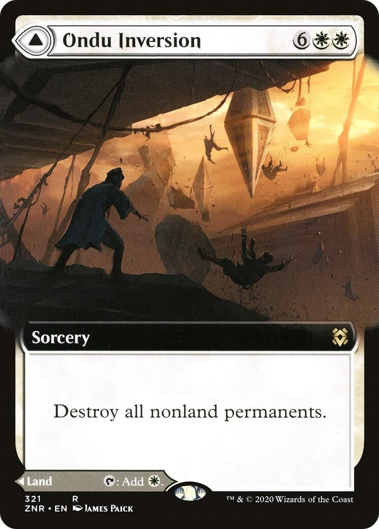 Image for Ondu Inversion (Extended Art) (321) [Zendikar Rising] - Magic: The Gathering