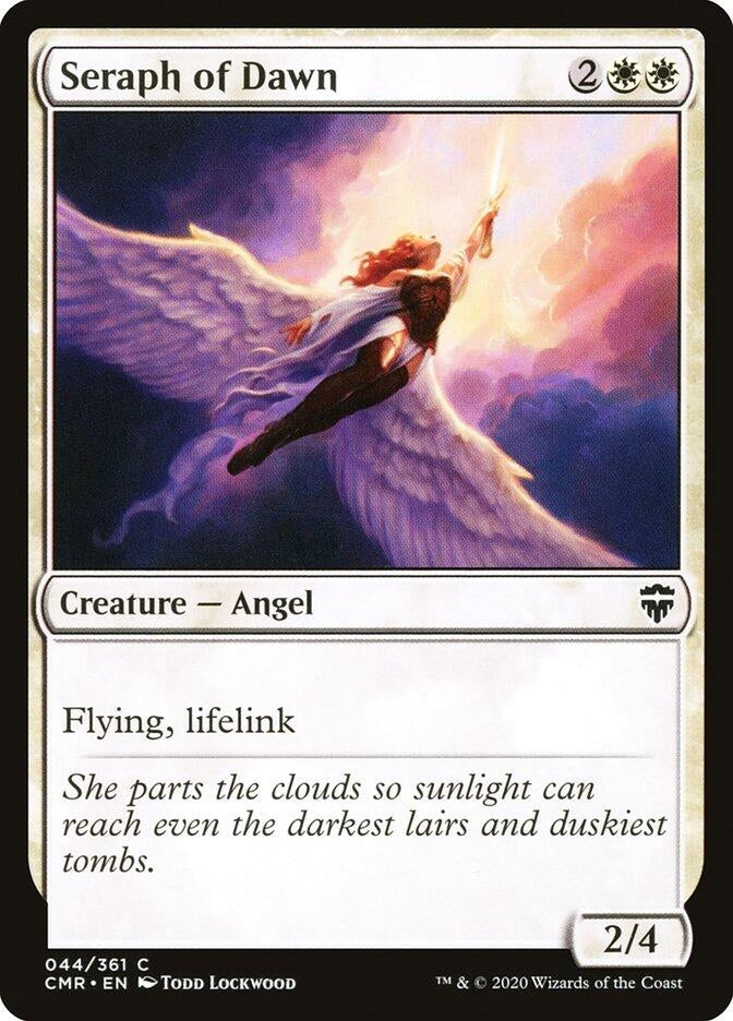 Image for Seraph of Dawn (44) [Commander Legends] - Magic: The Gathering