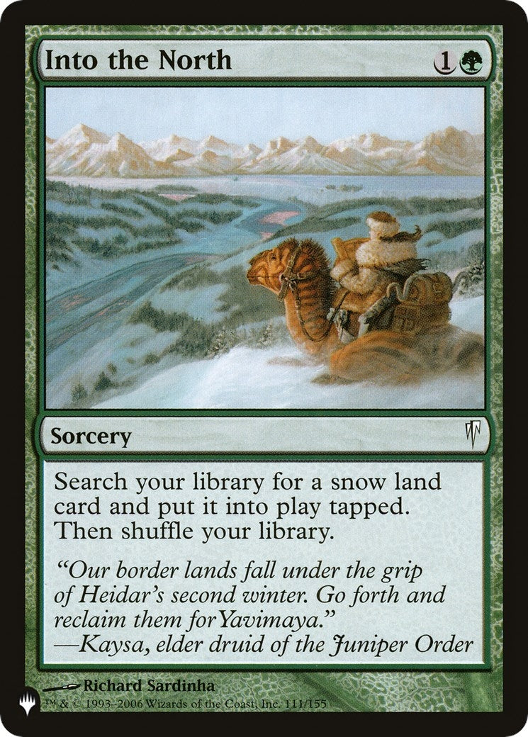 Image for Into the North (111/155) [The List Reprints] - Magic: The Gathering