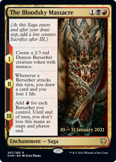 The Bloodsky Massacre [PRE-207] - [Prerelease Cards] (English)
