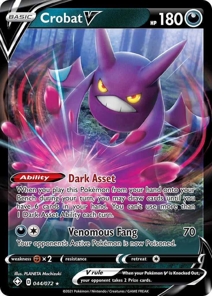 Image for Crobat V (044/072) [Shining Fates] - Pokemon