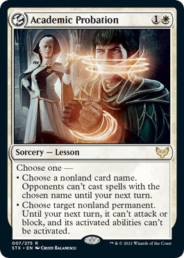 Academic Probation (7) [Strixhaven: School of Mages]