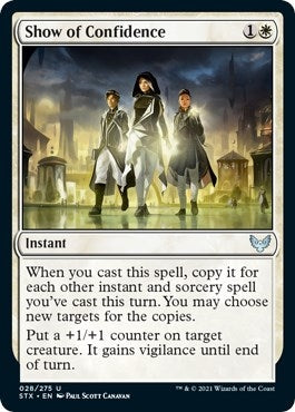 Show of Confidence (28) [Strixhaven: School of Mages]