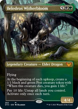 Image for Beledros Witherbloom (Borderless) (282) [Strixhaven: School of Mages] - Magic: The Gathering