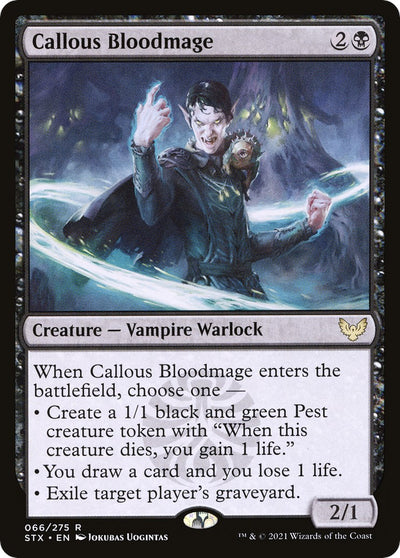 Callous Bloodmage [STX-66] - [Strixhaven: School of Mages] (English)