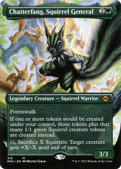 Chatterfang, Squirrel General (Borderless) [MH2-316] - [Modern Horizons 2] (English)