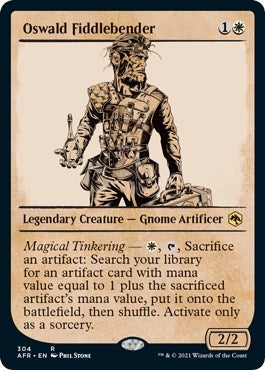 Image for Oswald Fiddlebender (Showcase) (304) [Adventures in the Forgotten Realms] - Magic: The Gathering