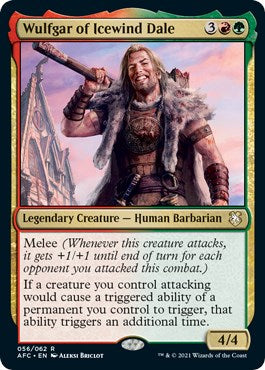 Wulfgar of Icewind Dale [AFC-56] - [Commander: Adventures in the Forgotten Realms] (English)